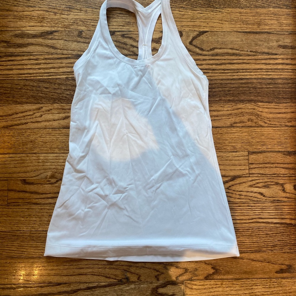 White Racerback